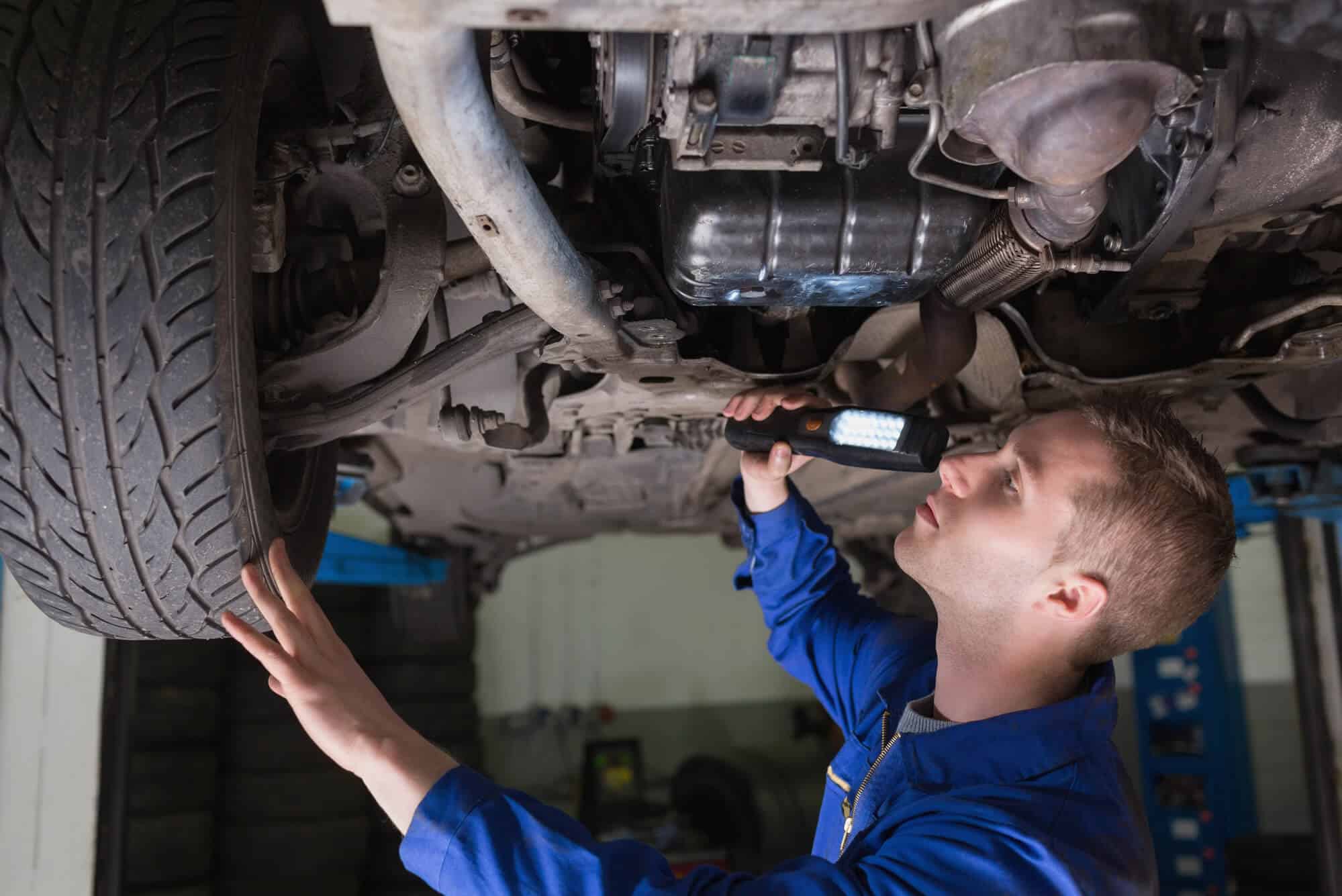 Mechanic working