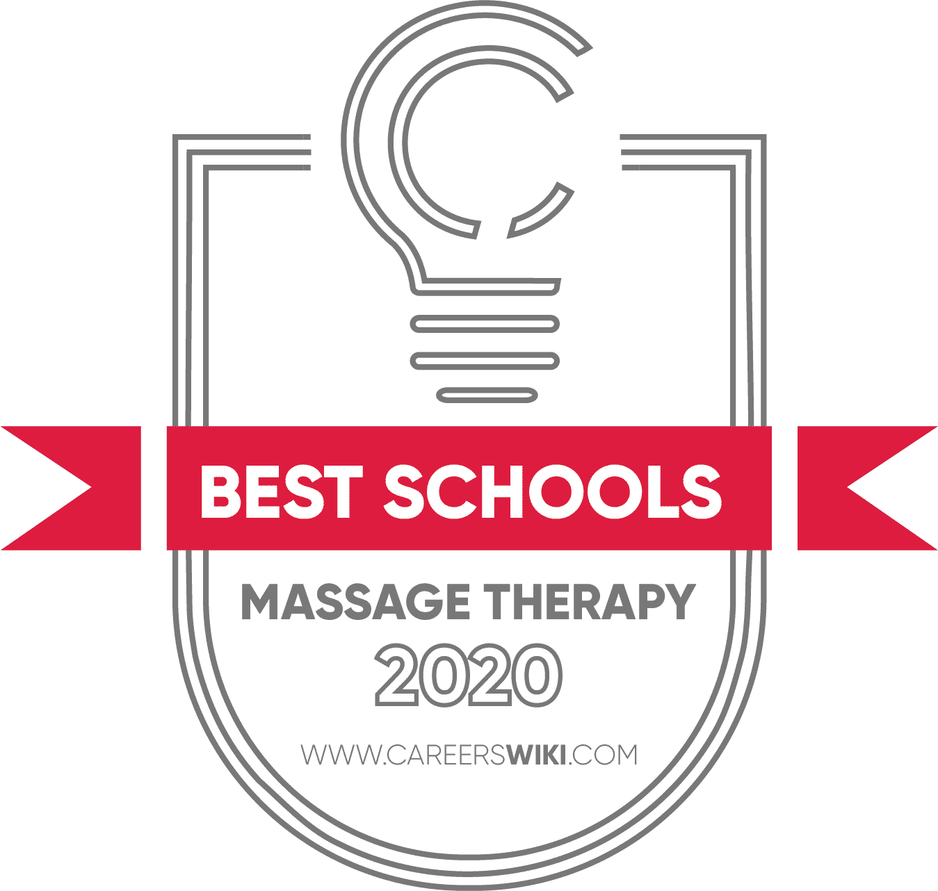 Best Massage Therapy Schools Badge