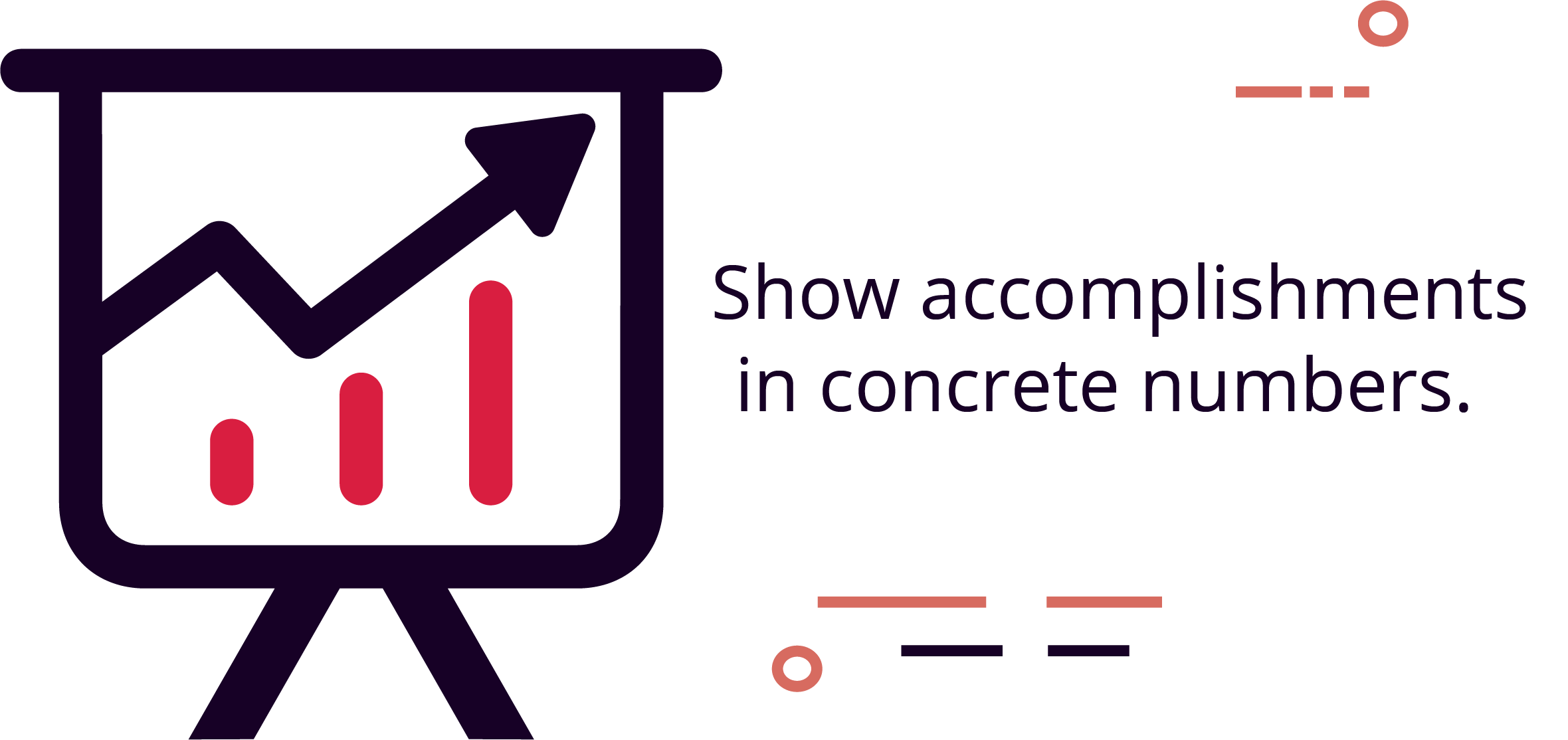 Using concrete numbers makes you 40% more likely to be hired