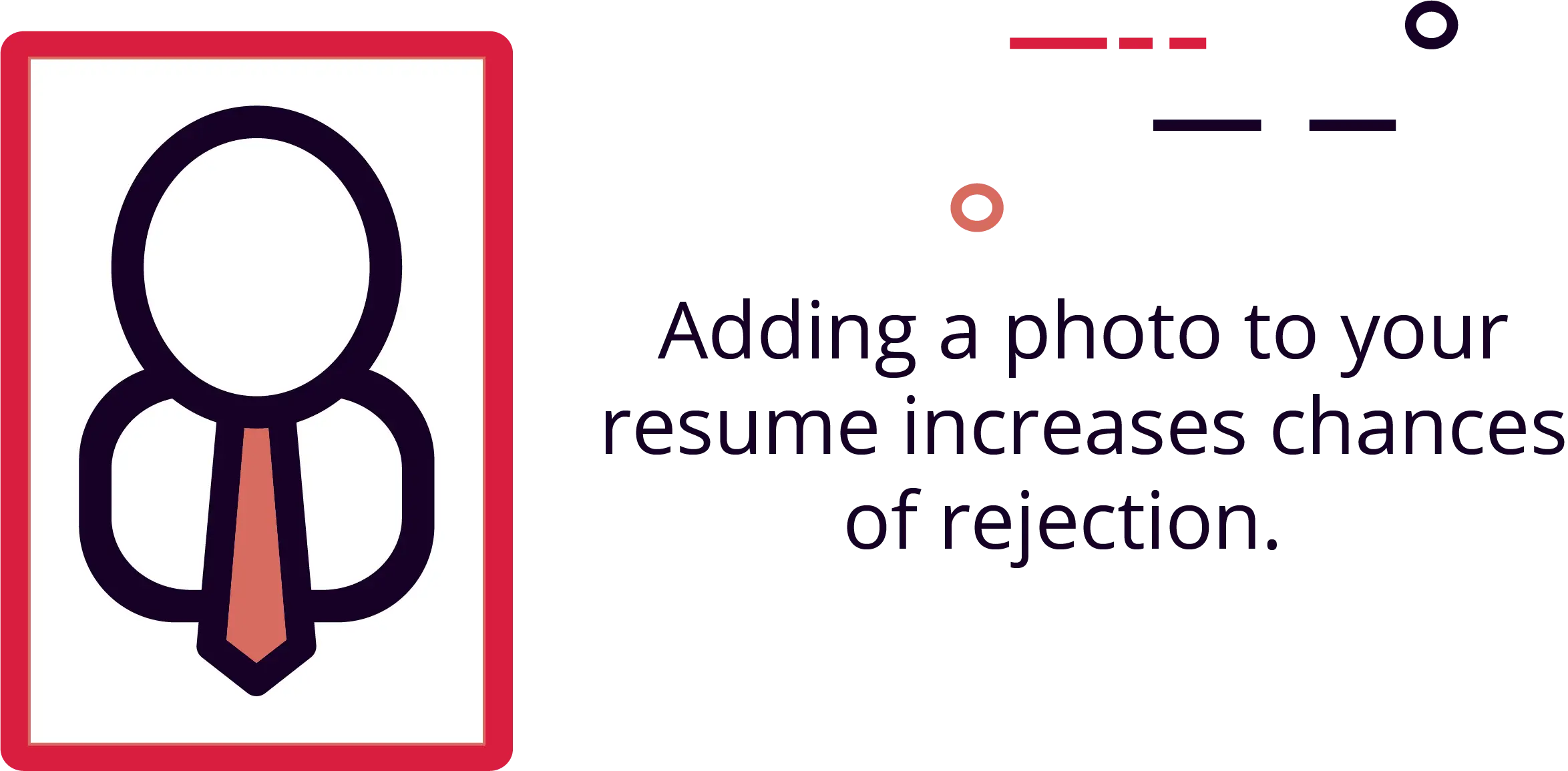 Resumes with photos are 88% more likely to be rejected