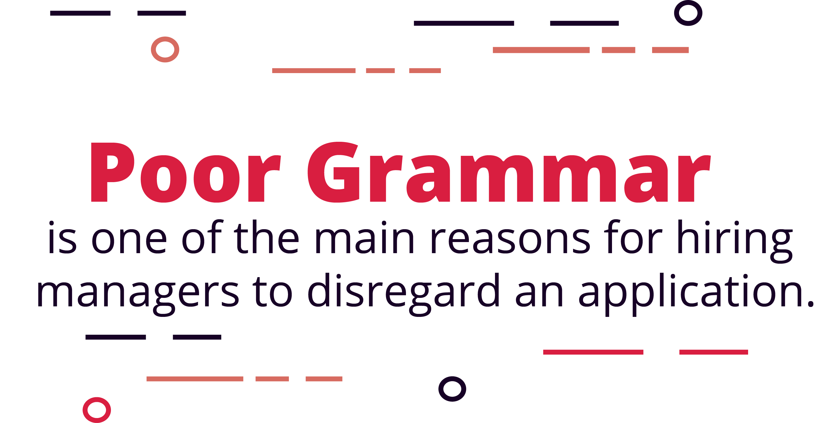 59% of Hiring Managers Discard an Application If It Has Spelling and Grammar Mistakes